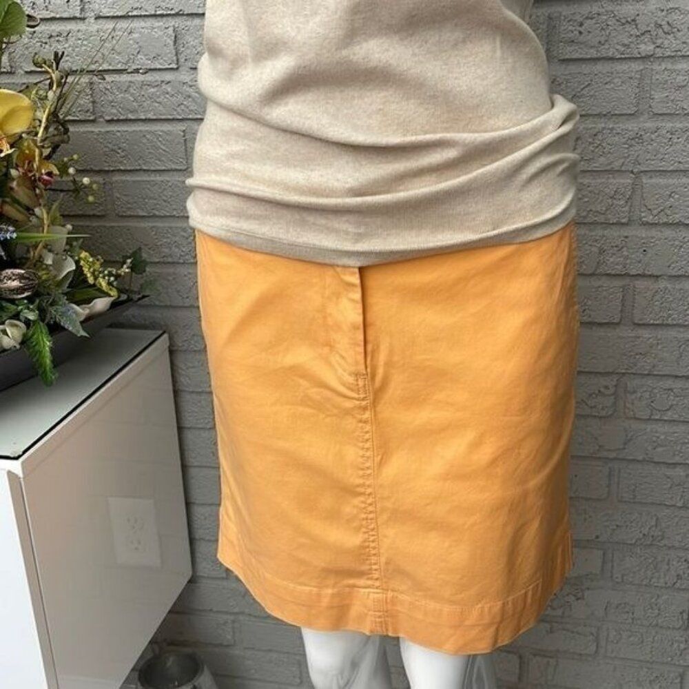 Vineyard Vines Women Orange Casual Straight Skirt Size 8
